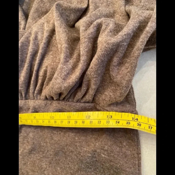 Anthropologie Ryu Convertible Cinched Drawstring Side Cowlneck Dress Sz S - Picture 6 of 12